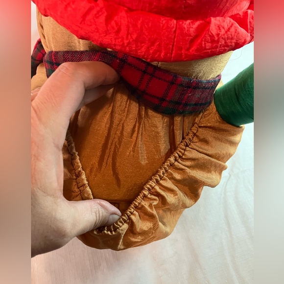 Vtg1978 Dayton Hudson Plush Teddy Bear Nylon Brown Stuffed Animal Ice Skates 24" - Picture 5 of 9